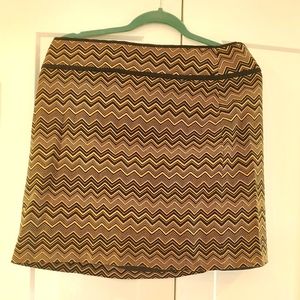 Loft Women's zig zag skirt